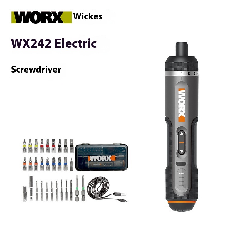 Wicker Wx242 Electric Screw Small Mini Rechargeable Automatic Screwdriver Multi-function Electric Batch Tool
