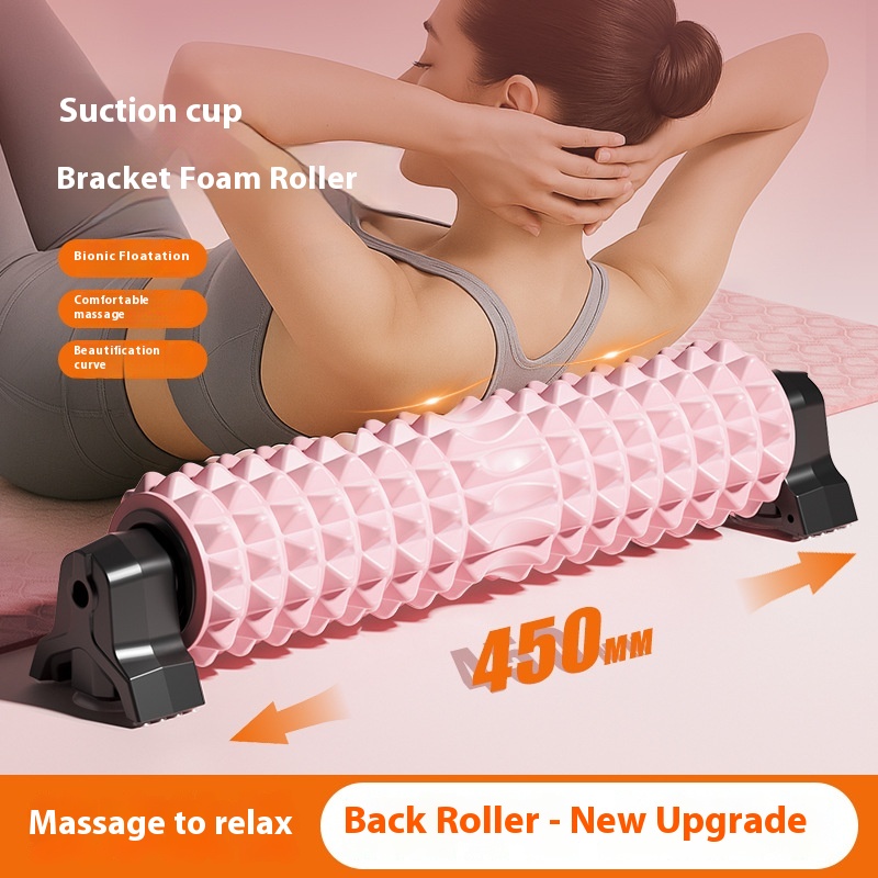 Wall-Mounted Yoga Column Mace Roller Back Massager Leg Muscle Relaxation Fascia Professional Roller Slimming