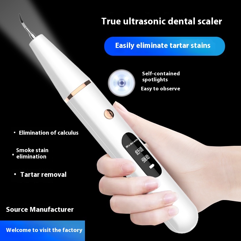Yanxi Ultrasonic Teeth Cleaner Household Teeth Cleaner Teeth Cleaning Floss Remove Dental Calculus Whitening Teethtrument