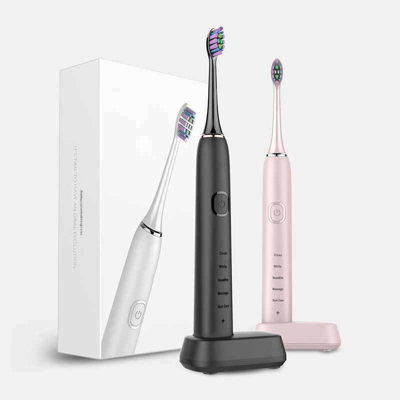 Electric Toothbrush For Women Couple Set For Men Fully Automatic Sonic Ultra-intelligent Rechargeable Soft Bristle Adult Model