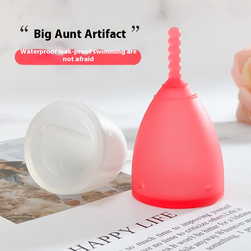 Silicone Menstrual Cup Anti-leakage Recyclable Built-in Care Female Products Ladies Silicone Menstrual Cup