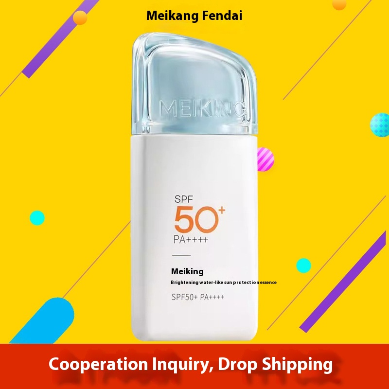 Meikang Powder Sunscreen 50 + Sunscreen Whitening Sunscreen Essence High-power Sunscreen 50g Female Face