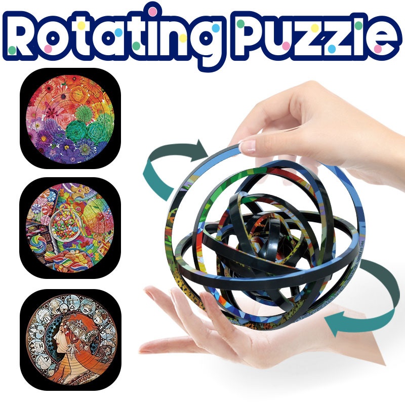 Rotating Puzzle Rotating Puzzle Puzzle Decompression3 DThree-dimensional Flip Puzzle Toy