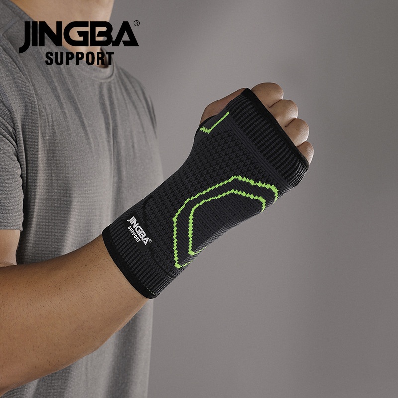 JINGBAPalm Guard Knitted Breathable Warm Sports Wrist Guard Weightlifting Outdoor Cycling Fitness Taekwondo