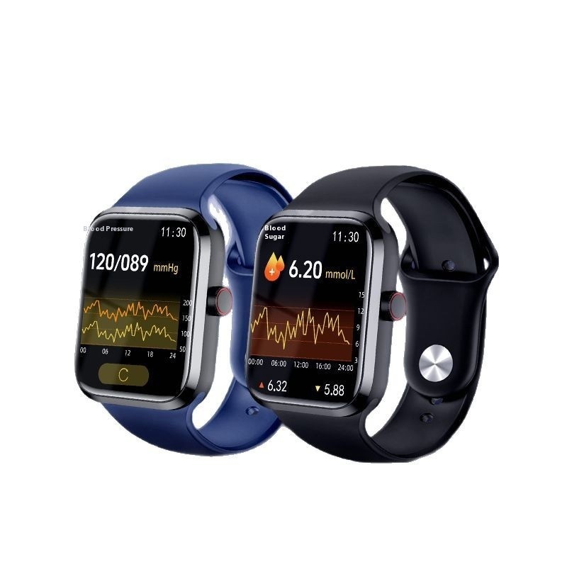 Official Genuine Goods High Precision Smart Watch Real-time Blood Glucose Blood Pressure Heart Rate Sleep Monitoring Call Sports Bracelet