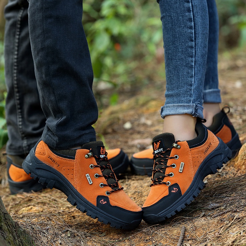 Hiking Shoes Men's Shoes Spring And Autumn Breathable Mesh Shoes Outdoor Casual Shoes Women's Shoes Non-slip Hiking Sports Shoes Large Size