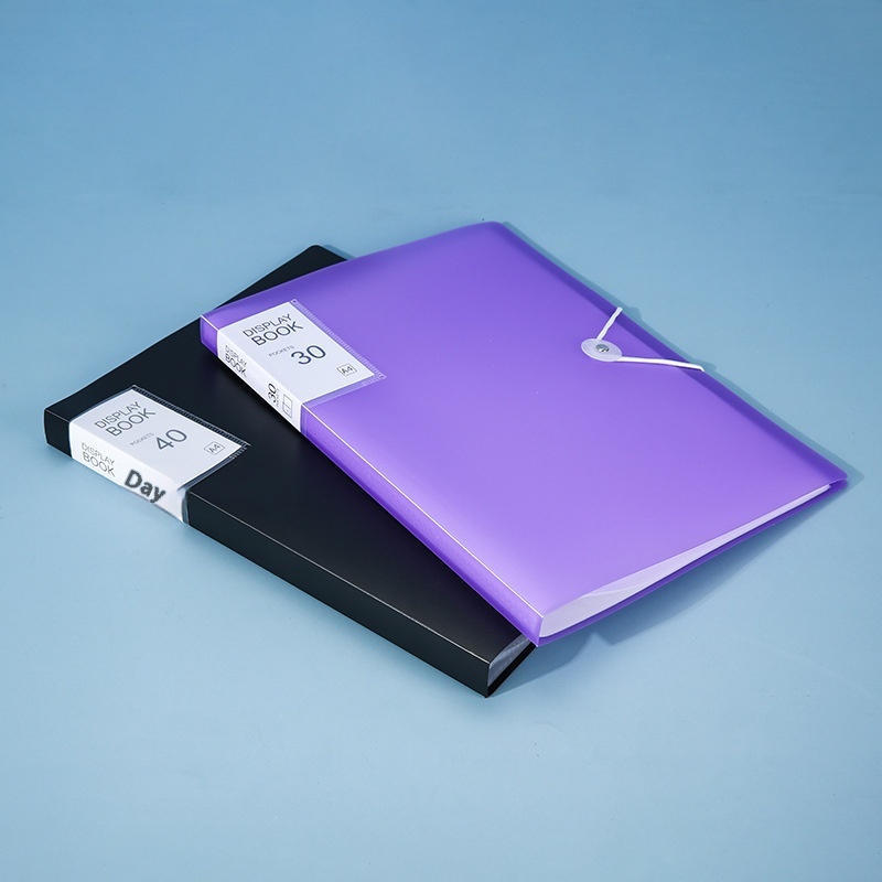 A4 Rope Folder Transparentert Student Test Papers And Awards Pregnancy Test Information Storage Book Candy Color Information