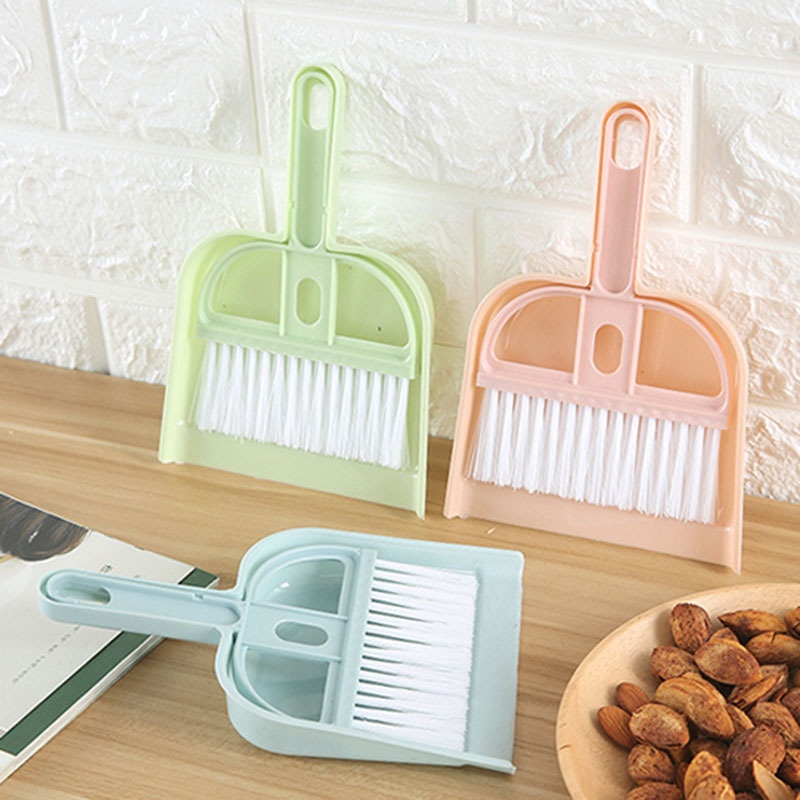 Pet Broom Mini Dustpan Set Plastic Dustpan Household Small Broom Dustpan Student Garbage Shovel Set
