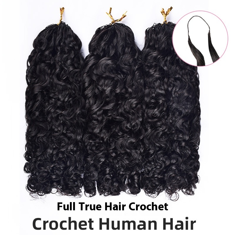 Crochet Hair Crochet Hair Natural Color Multi-curvature Collection Human Hair