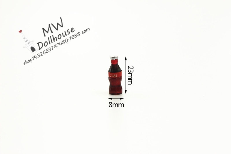 52 DOLLHOUSEMiniature Soda Food Play Scene Model Doll House Accessories Mini Coke D138