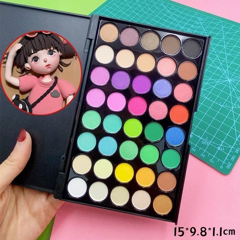 40 Color Cos Matte Special Pearlescent Eye Shadow Beginner COS Professional Makeup Twist Figure Vignette