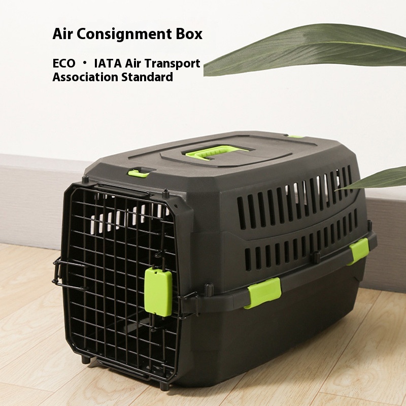 ECOEcological Aviation Box Cat Outbound Consignment Car Cage Dog Air Transport Pet Portable Cat Bag