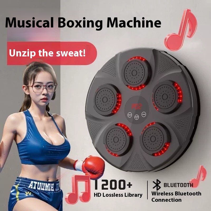 Boxing Wall Target Bluetooth Musician Fitness Boxing Trainer Children's Music Boxing Machine