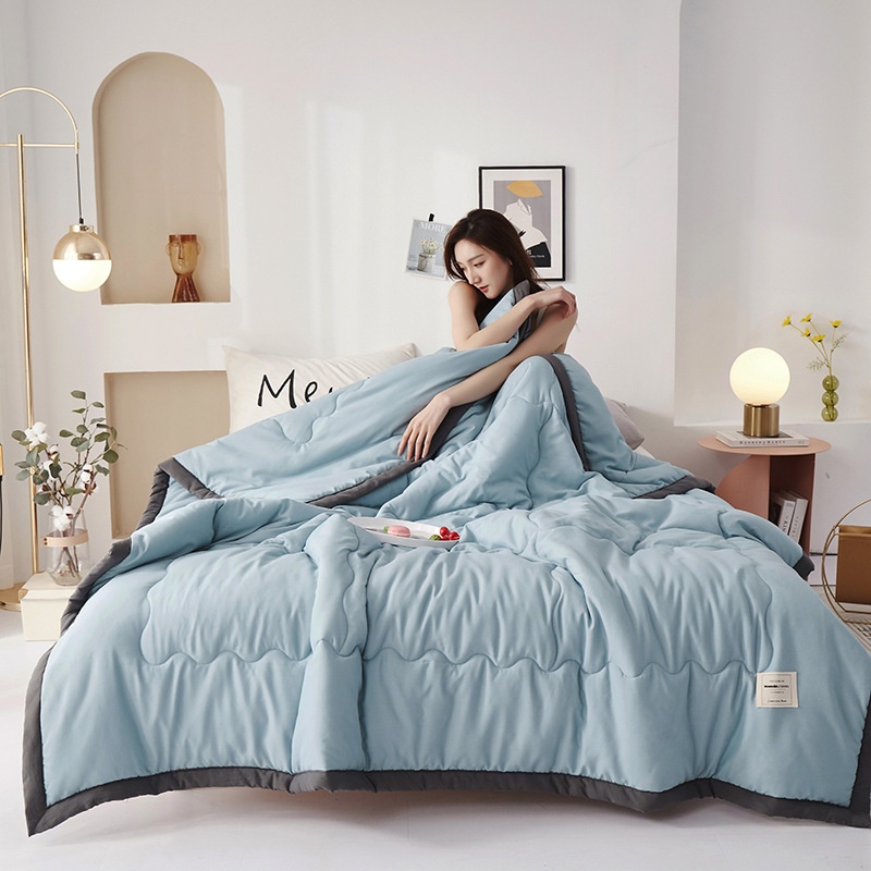 Japanese Washed Cotton Summer Quilt Air-conditioning Quilt Machine Washable Summer Cooling Quilt