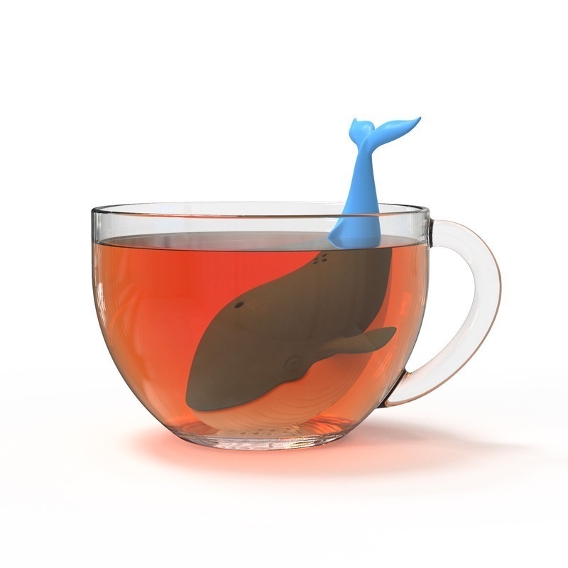 Whale Silicone Tea Maker Silicone Tea Strainer Tea Filter Tea Filter Gift Tea Bag Creative Tea Set