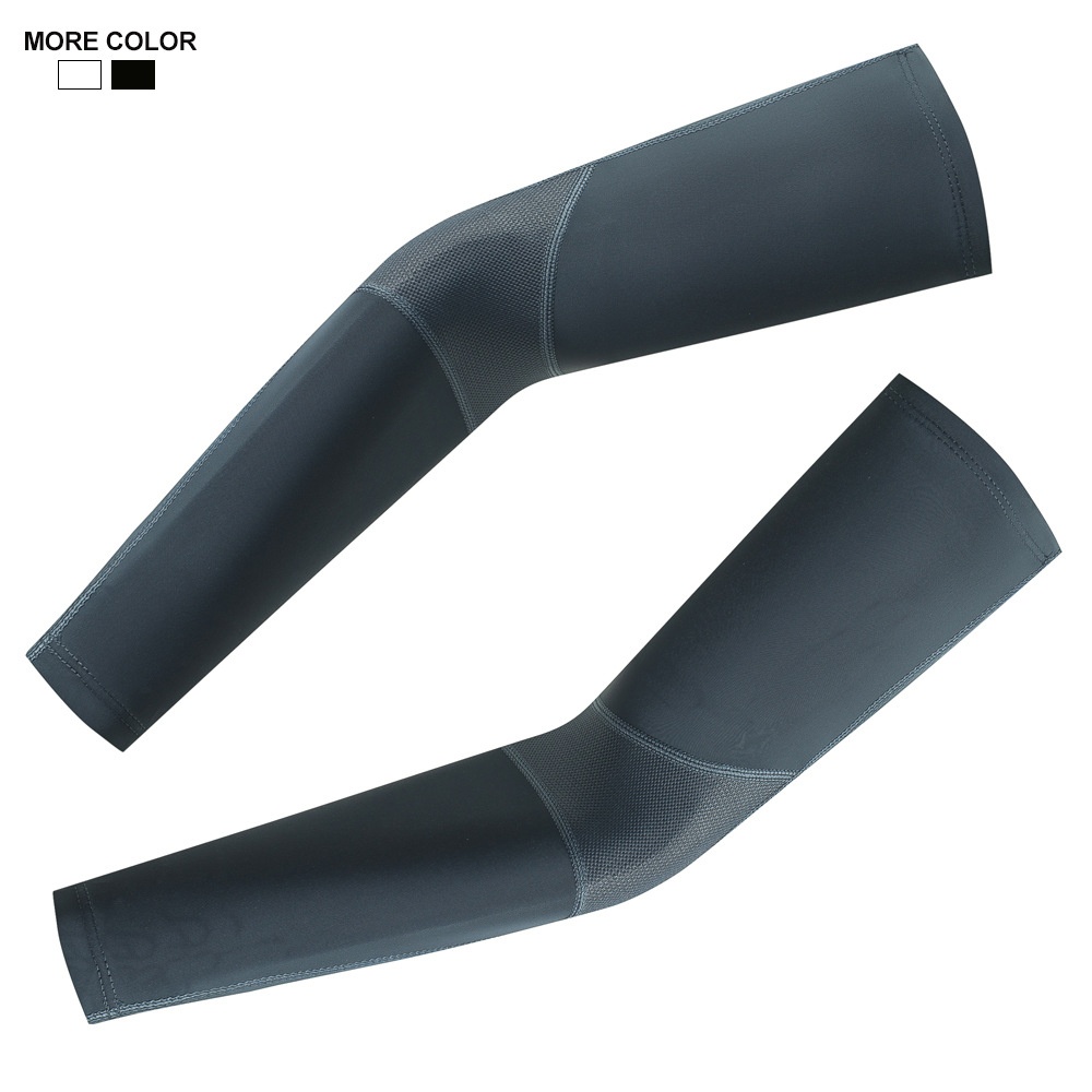 Special Of Men And Women's Ice Silk Cycling Sleeves For Summer Sun Protection Hand Sleeves Arm Guards Spliced Mesh Sleeves For Bicycles
