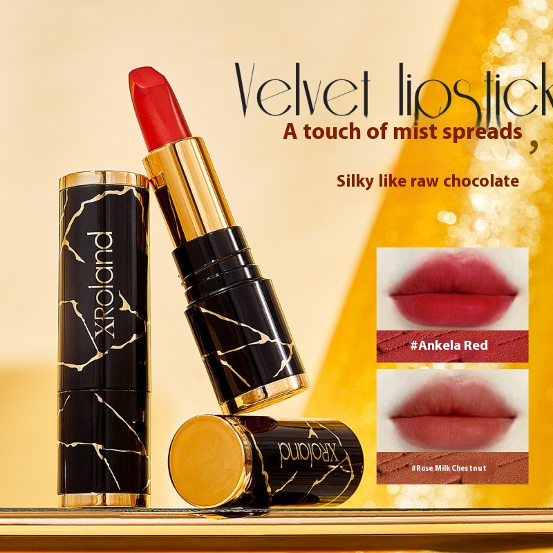 Xuan Luolan Black Truffle Silky Non-stick Cup White Lipstick Does Not Fade Non-stick Cup Lipstick Waterproof Plain