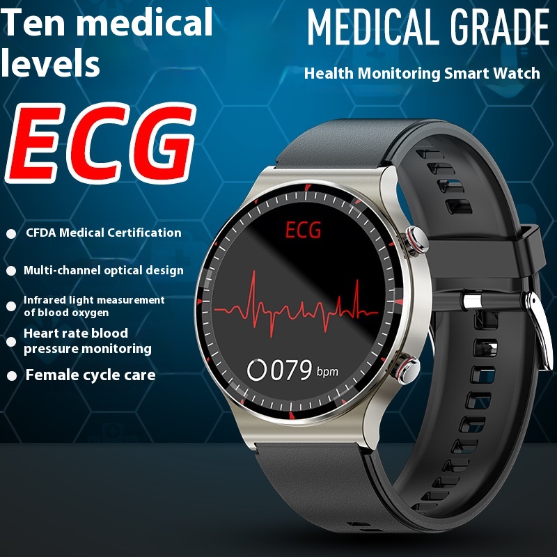 G08 Smart Watch E C G Electrocardiogram Blood Pressure Heart Rate Blood Oxygen Monitoring G08 Smart Watch