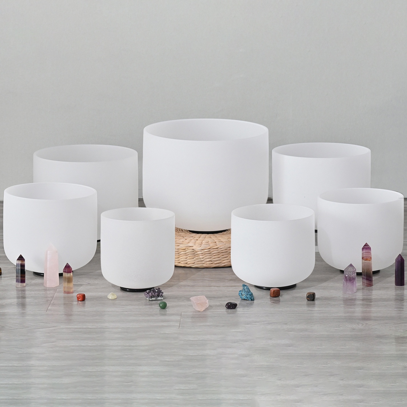 Professional Crystal Singing Bowl / Sound Therapy Meditation Decompression Relaxation Sound Therapy Bowl / Crystal Singing Bowl Set