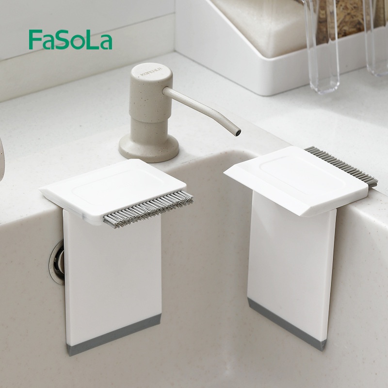 Fasola Wiper Bathroom Toilet Mirror Countertop Wiper Kitchen Glass Stove Gap Cleaning Brush