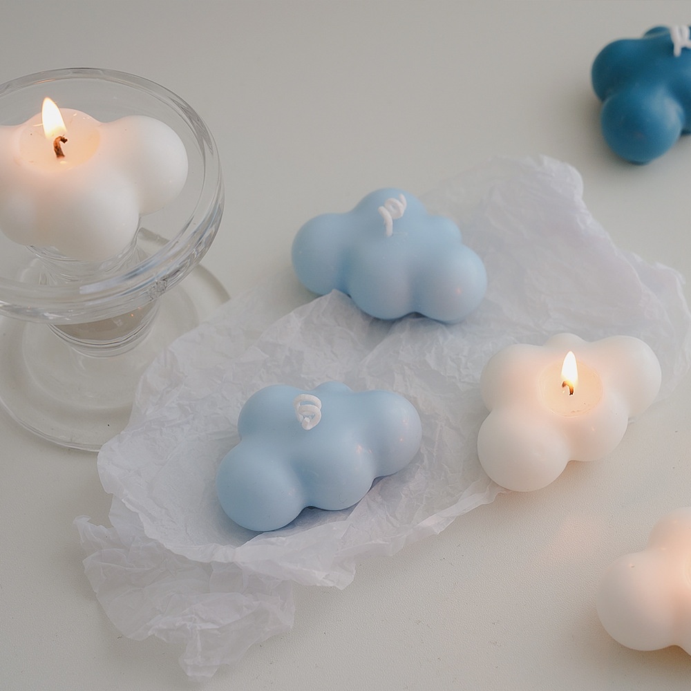 Small Cloud Aromatherapy Candle Room Creative Decoration Gift Cute Diy Handmade Birthday Candle Aromatherapy - 4