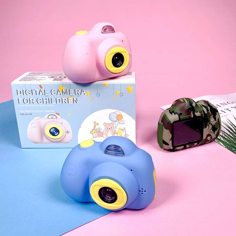 26 MP4th-Generation Kids'Mini Digital Camera,Dual-Lens Toy DSLRFor Children