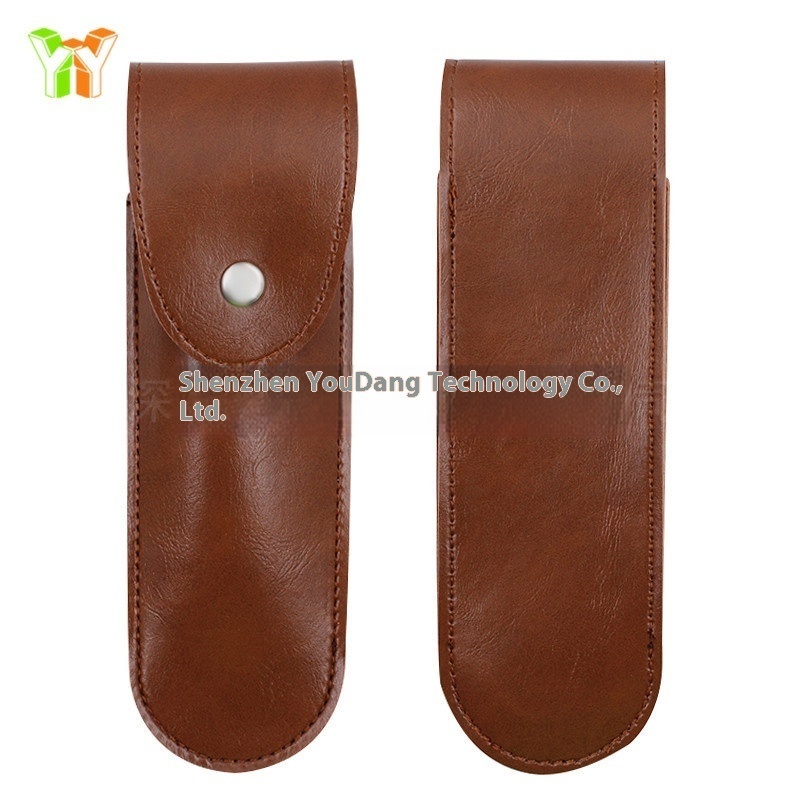 Red Wine Bottle Opener Leather Case Hippocampus Old-fashioned Razor Storage Case