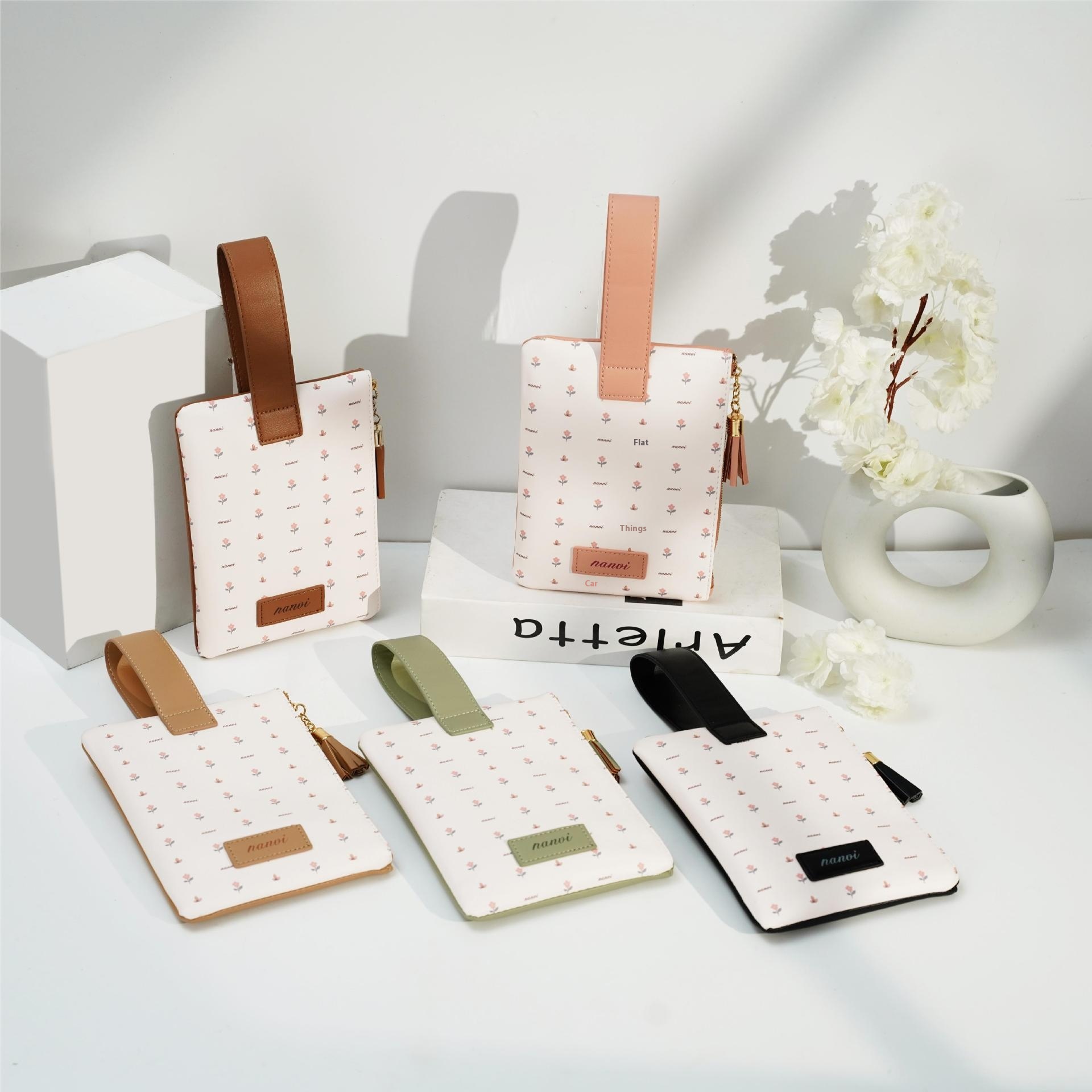 Nanwei NANVIWomen's Korean Coin Purse Fashionable Summer Mobile Phone Bag Storage Large Capacity Wrist Bag