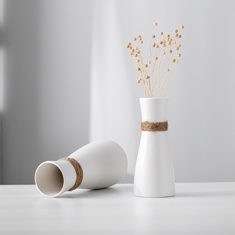 Modison Nordic Fashion Ceramic Vase Office Home Interior Decoration Flower Arrangement Home Crafts Ornaments