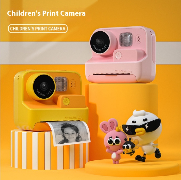 1080 P High-definition Children's Printing Camera2.0-inch Thermal Printertant Camera In Eight Languages