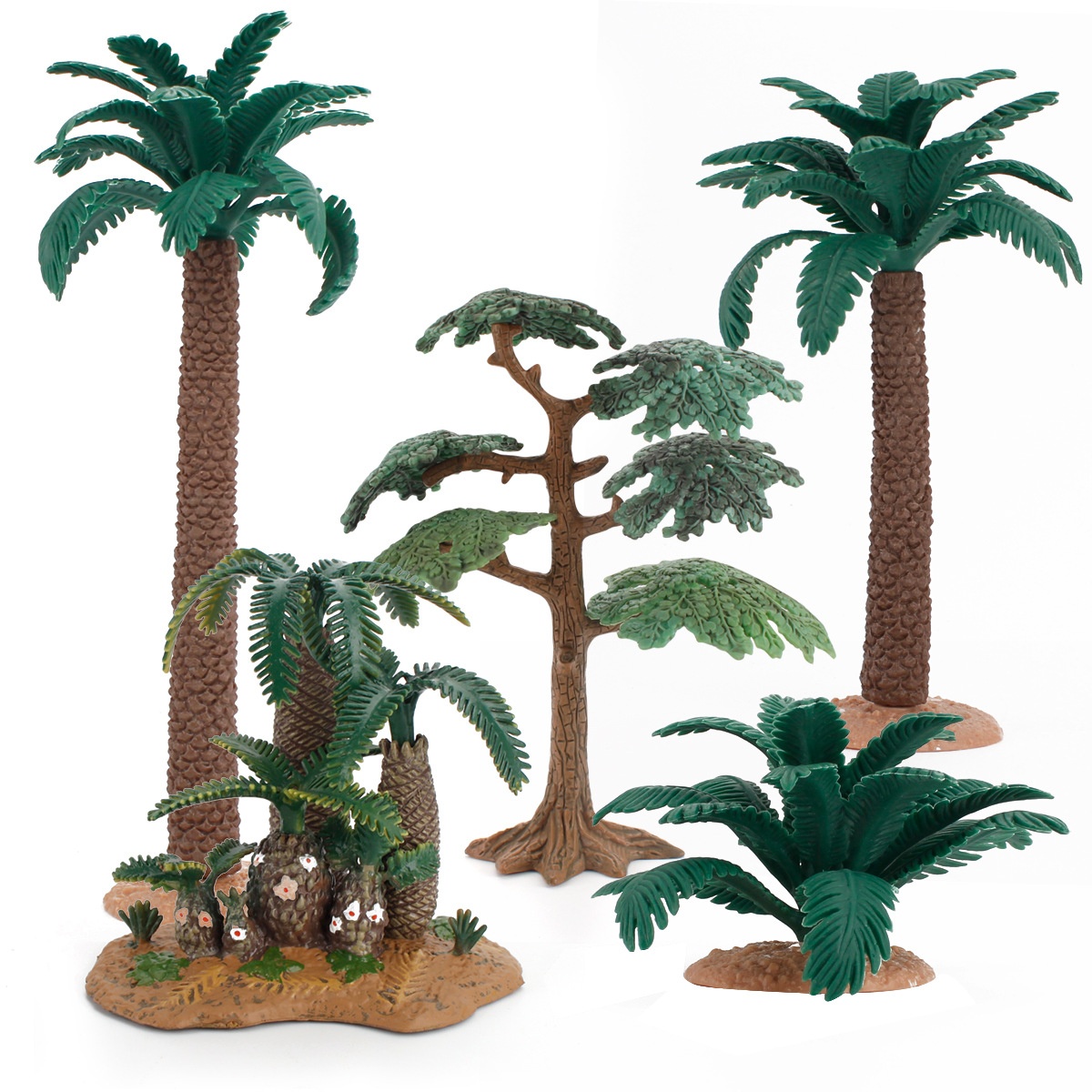 Simulation Tree Creative Dinosaur Animal Micro Landscape Diy Handmade Sand Table Plant Tree Ornaments Model