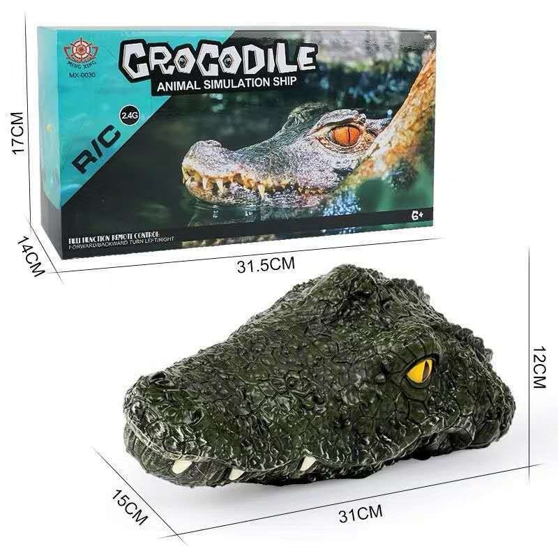 2.4 GRemote Control Realistic Crocodile Boat-High-Speed Electric Speedboat Toy For Children