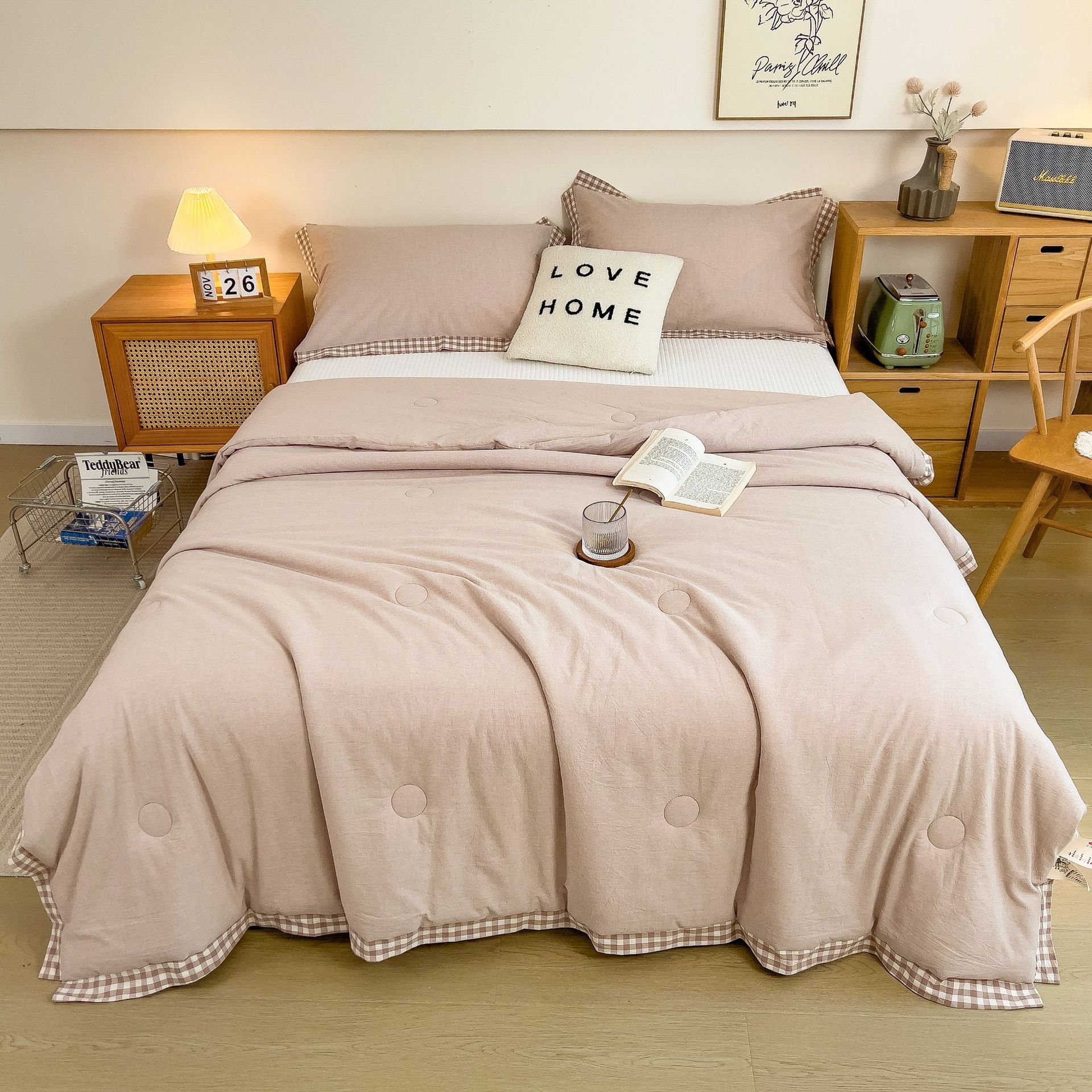 Double Air-conditioned Quilt Machine Washable Children's Thin Quilt Single Dormitory Cooling Quilt