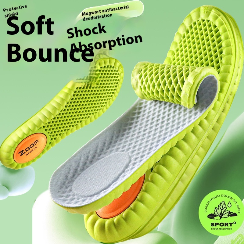 Odor-proof Oles Women's Antibacterial Breathable Feeling Of Stepping On Excrement Not Tiring Feet Men's Shock Absorption High Elasticity Comfortable Long Standing Pain Prevention Thickened Sweat Absorption