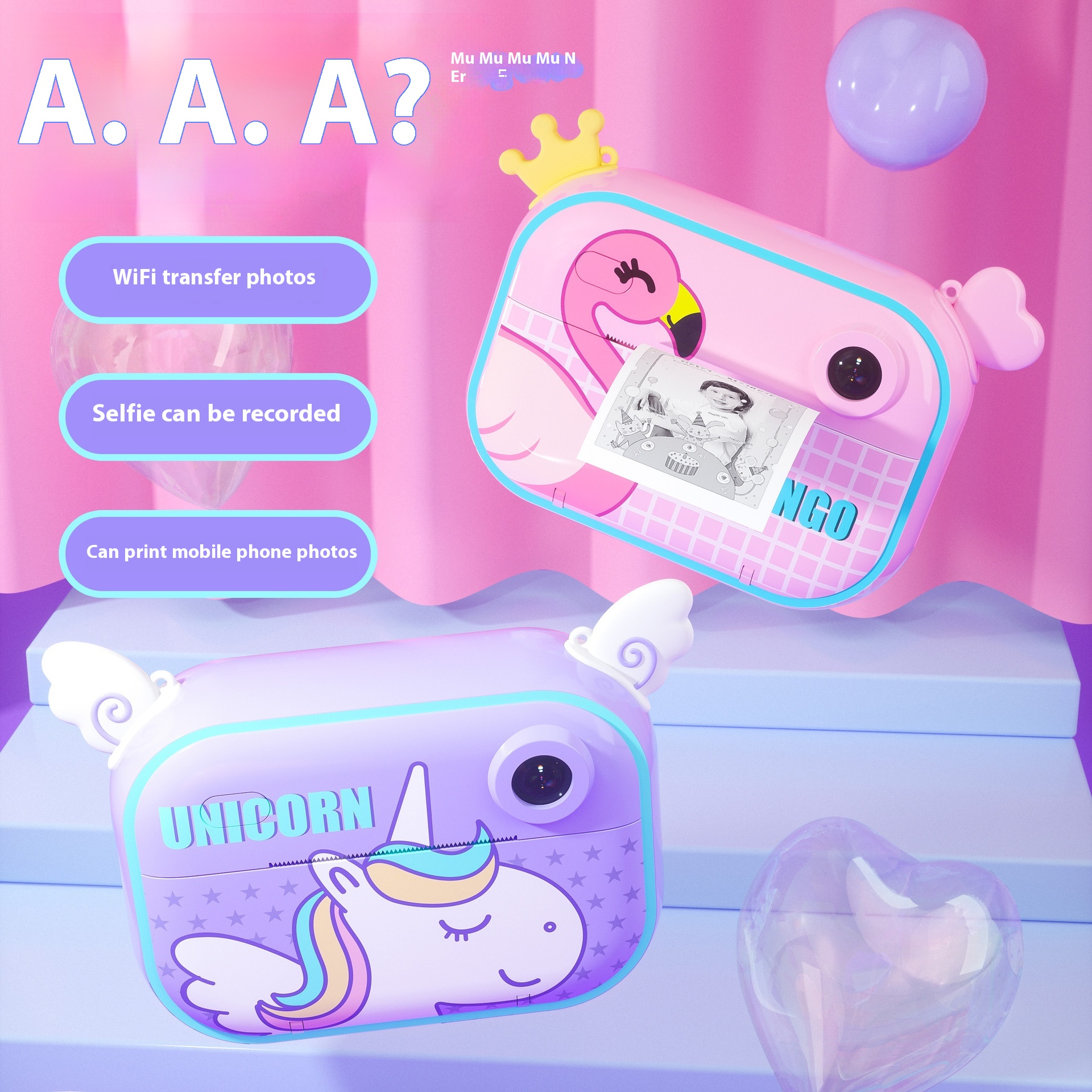 Polaroid Children's Camera That Can Take Pictures And Print Mini Polaroid Children's Digital Camera Birthday Gift