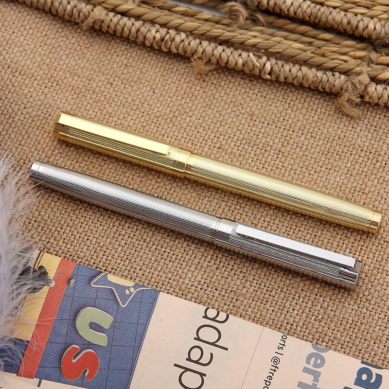 SEngraved Metal Gel Pen Creative Advertising Gift Signature Fountain Pen Engraved One Piece Dery