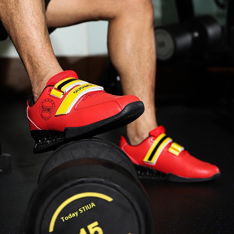 Powerlifting Shoes Men's Professional Indoor Gym Sports Comprehensive Training Shoes Support Balance Deadlift Shoes Squat Shoes