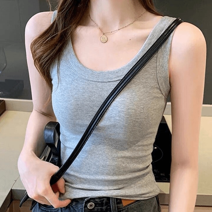 Explosions All-match Anti-walking Sleeveless Inner Base Camisole Women's Summer Slim-fit Slimming Outer Wear Korean Style