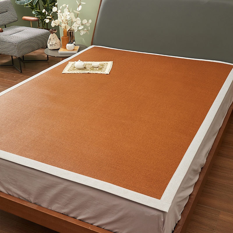 Summer Double-sided Rattan Mat Thickened Foldable Single And Double Dormitory0.9m Household1.5m1.8m Mat