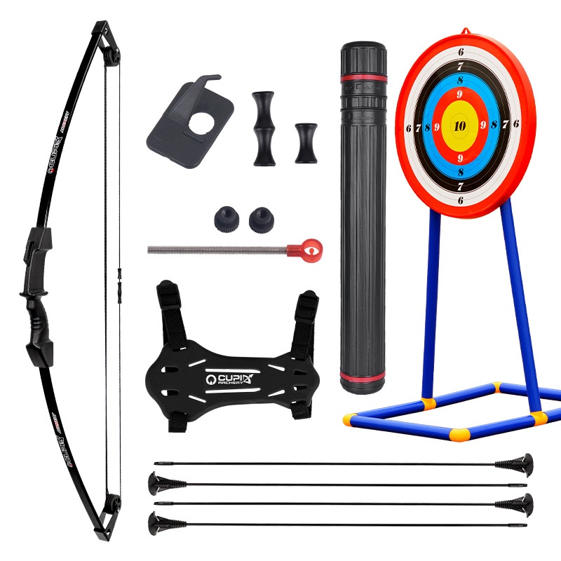 Children's Pulley Bow Set Toy Bow And Arrow Parent-child Outdoor Entertainment Scenic Park Youth Archery Equipment