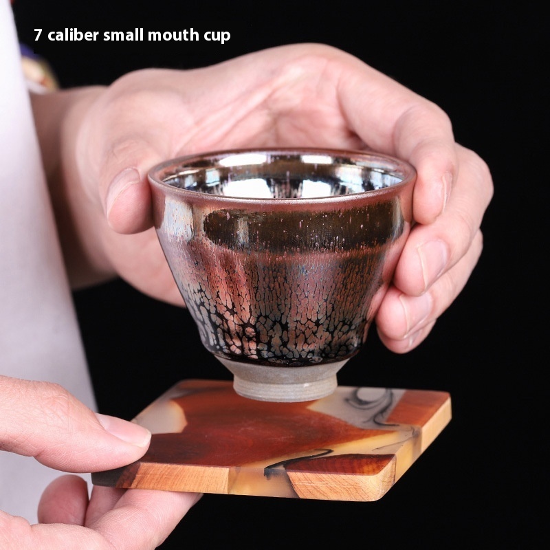 Jianyang Jianzhan Purple Gold Oil Drop Small Single Cup Host Cup Tea Cup Tea Set Tea Cup Single Cup Tea Cup