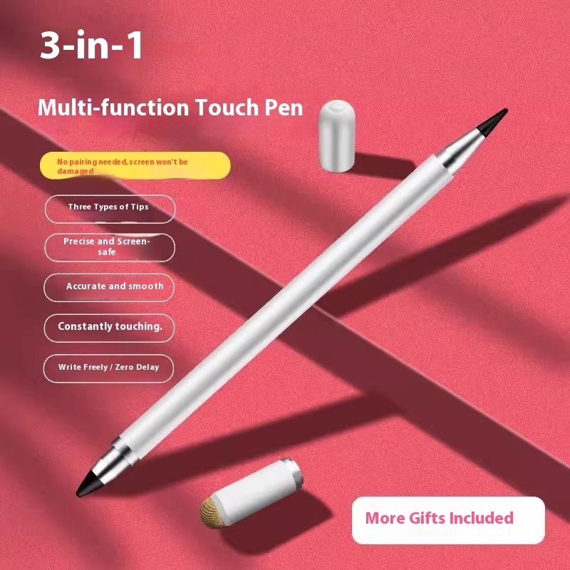 Touch Screen Pen Pencil Capacitive Pen For Apple Touch Point Drawing Hand-painted Flat Universal 3 In 1
