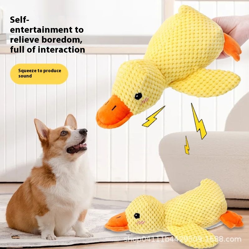 Dog Plush Pet Toy Bite-resistant Sleeping Sound Puppy Relief Artifact Dog Molars Pet Supplies