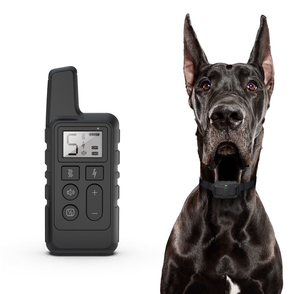 Pet Supplies Dog Training Device To Prevent Barking With Remote Control Long-distance Training Dog Electric Shock Collar Dery