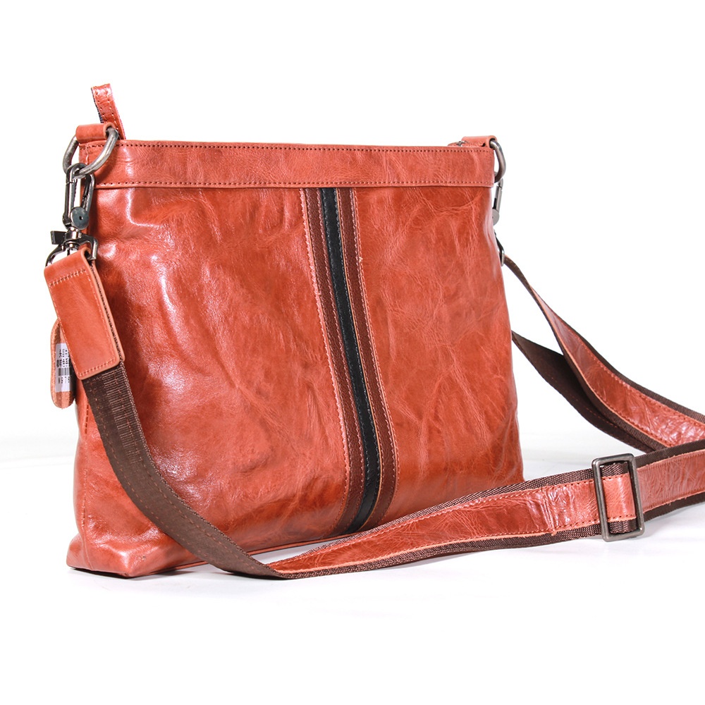 Genuine Leather Men's Bag Shoulder Messenger Bag Men's First Layer Cowhide Business Simple Casual Bag Fashion Men's Bag