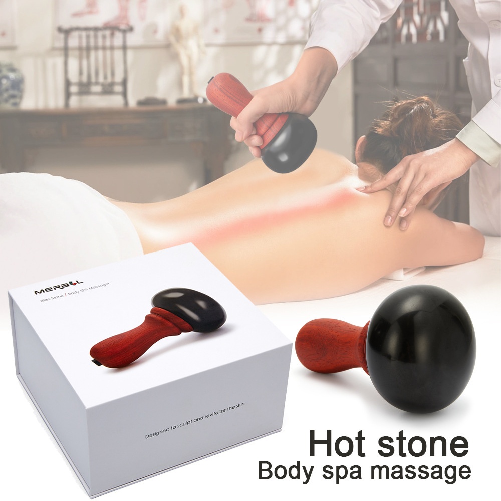Orange Wind Stone Warming Moxibustiontrument Bianstone Moxibustiontrument Abdominal And Back Warming Moxibustiontrument Massage Tool Hot Compress Health Care Body Massage