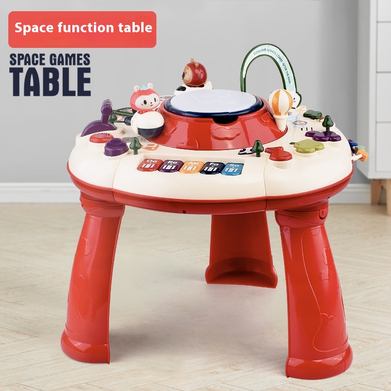 Children's Intelligence Learning Table Baby Multifunctional Game Table Music Toy Table Baby Enlightenment Early Education Educational Toys