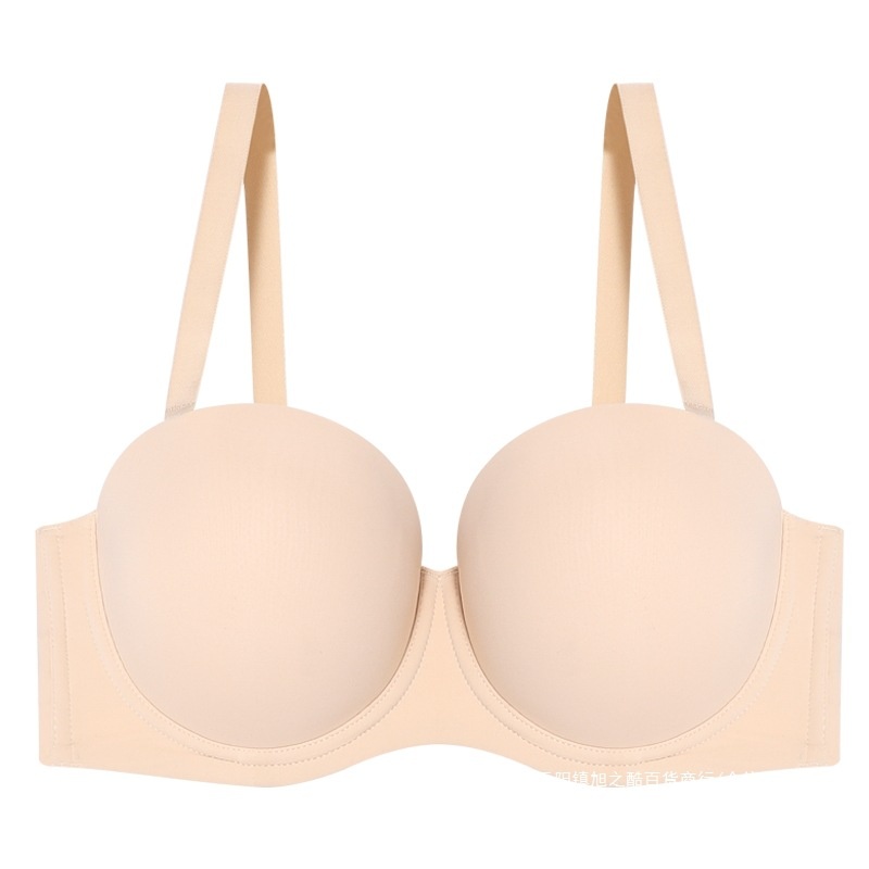 内衣女圆胸薄防垂无痕大文胸罩聚拢漫画胸全罩杯大胸显小胸透