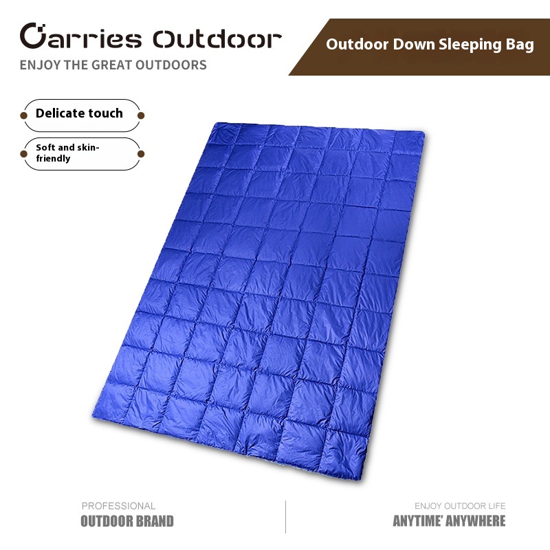 Four Seasons Outdoor Camping Travel Ultralight Down Quilt Adult Sleeping Bag Indoor Warm Portable Envelope Down Sleeping Bag