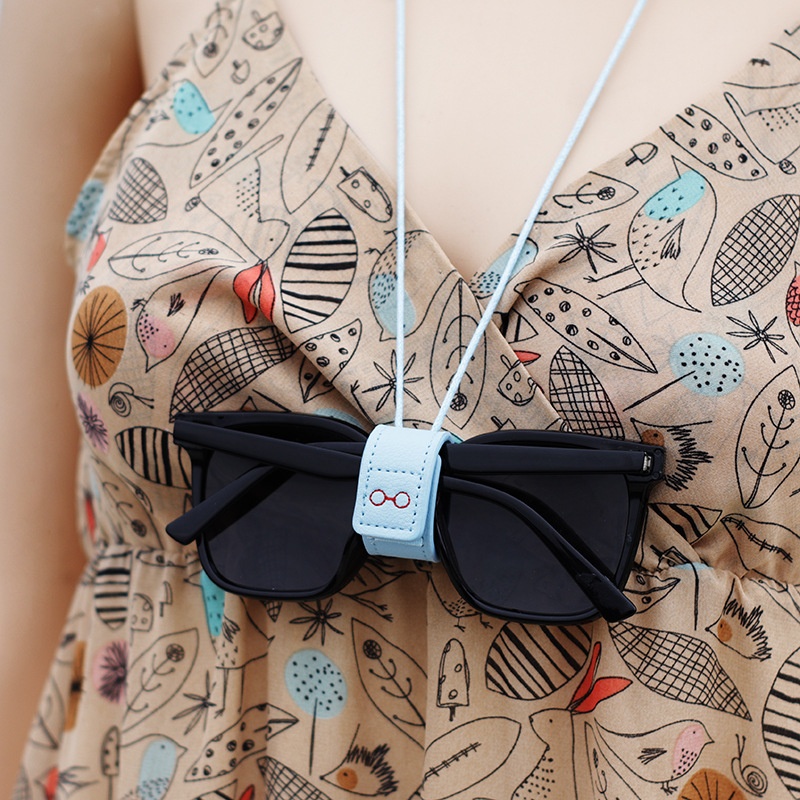 Japanese And Korean Halter Cosmetics Bag Sunglasses Fashion Simple Japanese And Korean Sunglasses Anti-Fall Lanyard